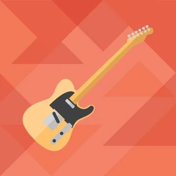 Electric Guitar Illustrazione stock