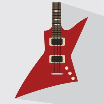 Electric Guitar Illustrazione stock