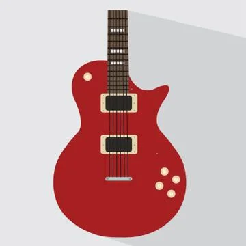 Electric Guitar Stock Illustration