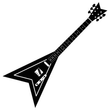 Electric guitar Illustrazione stock
