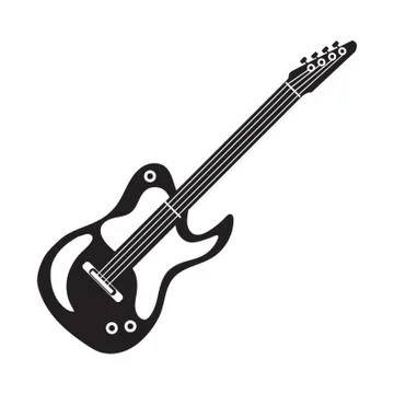 Electric guitar Stockillustratie
