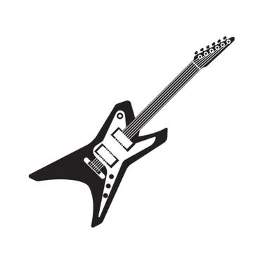 Electric guitar Stock Illustration