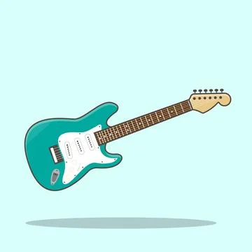 Electric Guitar Stock Illustration