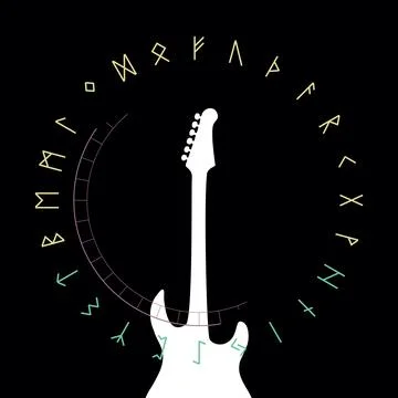 Electric guitar Stock Illustration