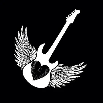Electric guitar Stock Illustration