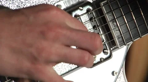 Electric Guitar Picking 库存影片 56892313