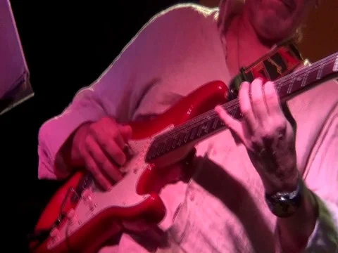 Electric Guitar Player Stock Footage 98269844
