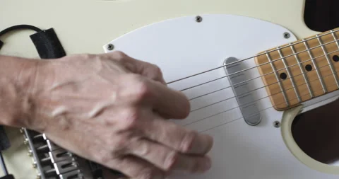 Electric guitar playing Stock Footage 152111610