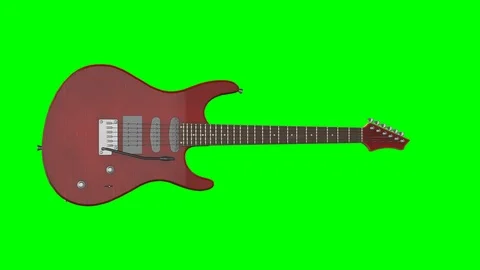Electric guitar rotating loop Stock Footage 89667941