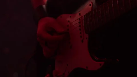 Electric Guitar Solo Stock Footage 316964329