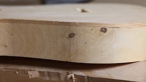 Electric guitar's body under construction Stock Footage 74187307
