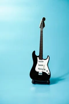 Electric guitars on isolated background Stock Photos