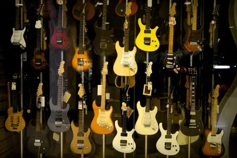 Electric guitars Foto stock