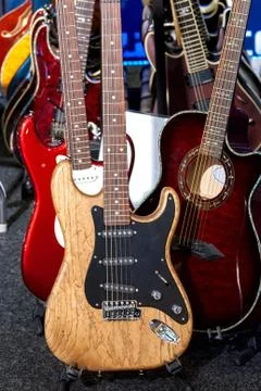 Electric guitars. Stock Photos