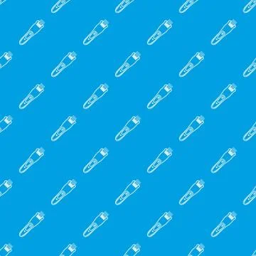 Electric hair clipper pattern seamless blue Illustrazione stock