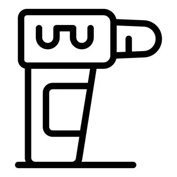 Electric hand drill for construction and repair work Illustration