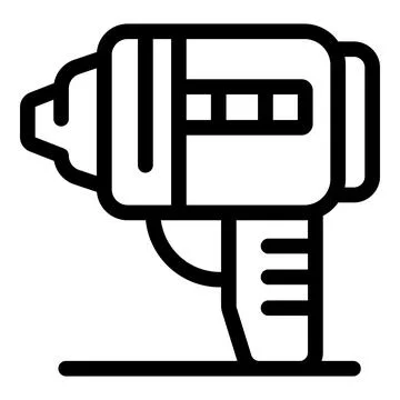Electric hand drill for construction and diy projects Ilustración de archivo