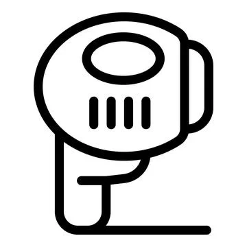 Electric hand scanner scanning a document icon Stock Illustration