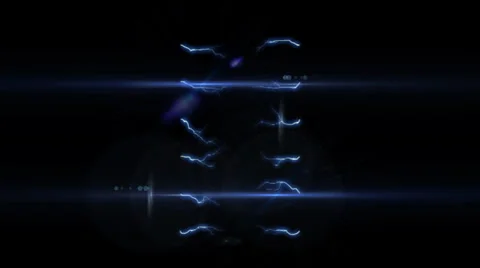 Electric Healing Body Scan Stock Footage 33934653