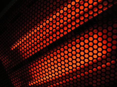 Electric Heater Closeup 스톡 사진