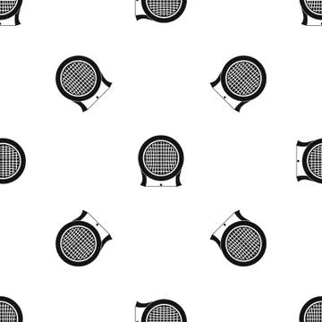 Electric heater pattern seamless black Illustrazione stock
