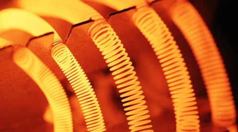 Electric heaters Stock Footage 34149013