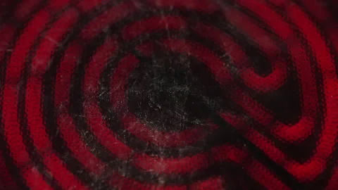Electric Heating Hob Surface Burning Red Stock-Footage 148691023