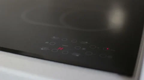 Electric hob in work Stock Footage 65013018