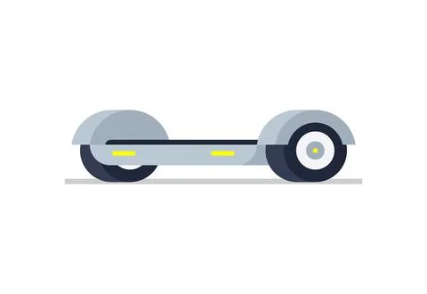 Electric hoverboard Stock Illustration