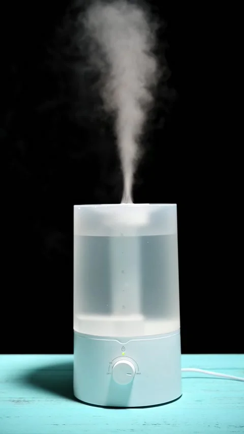 Electric humidifier at vertical composition Stock Footage 212269408