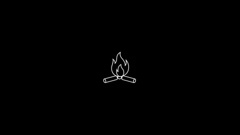 Electric icon animation on a Black background.idea icon is set on a black b.. Video stock 296864810