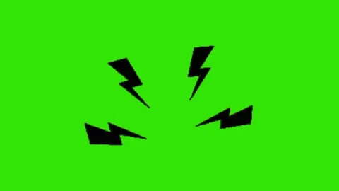 Electric icon on green screen Stock-Footage 334116492