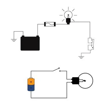 Electric icon vector element design Stock Illustration