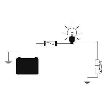 Electric icon vector element design Stock Illustration