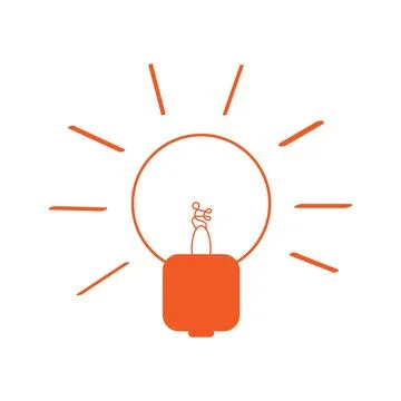 Electric icon vector element design Stock Illustration