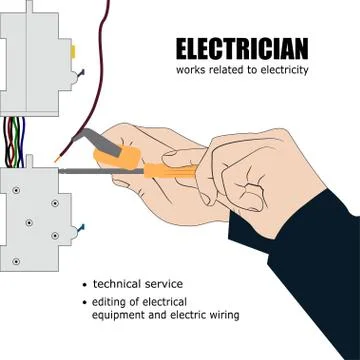 Electric Stock Illustration