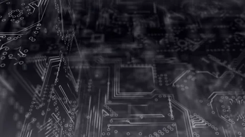 Electric impulse.Electric scheme circuit. Stock Footage 65780860