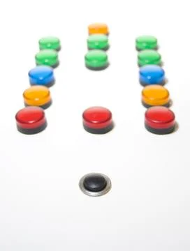 Electric indicator box Stock Photos