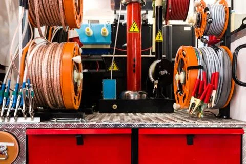 Electric industrial tools Foto stock