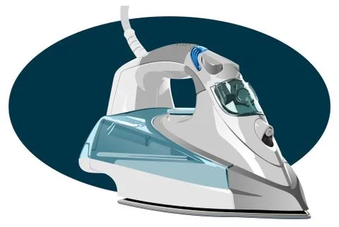 Electric iron Ilustración de archivo