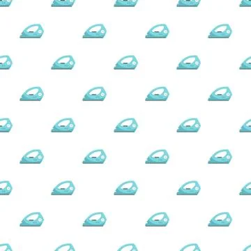 Electric iron pattern seamless vector Stockillustratie