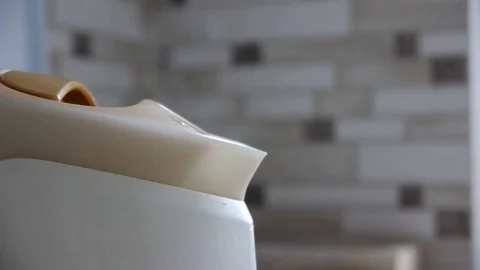 Electric Kettle Boiling Stock Footage 81453416