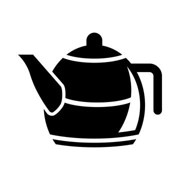 Electric Kettle, Boiling kettle, kettle teapot with degrees icon Stock Illustration