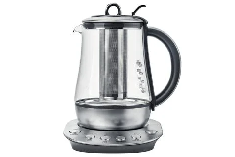 Electric kettle, front view Stock Illustration