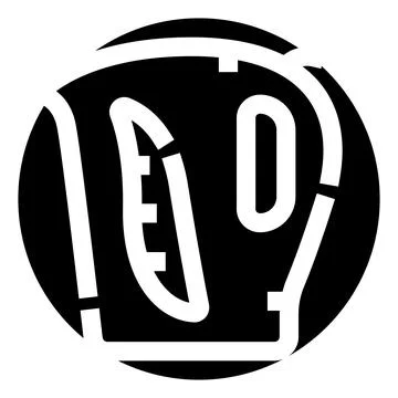 Electric kettle heating water kitchen appliance icon Stock Illustration