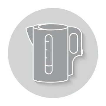 Electric Kettle icon Stock Illustration