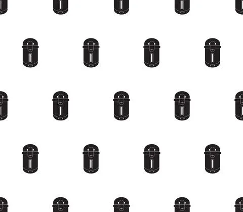 Electric Kettle Seamless Stock Illustration