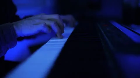 Electric Keyboard CU 01 Stock Footage 10714718