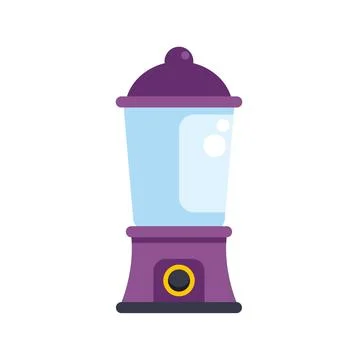 Electric kitchen blender preparing healthy food smoothies Stock Illustration