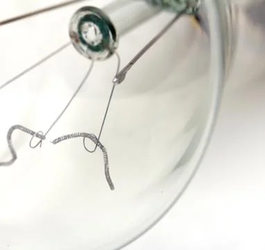 Electric lamp. macro Stock Photos